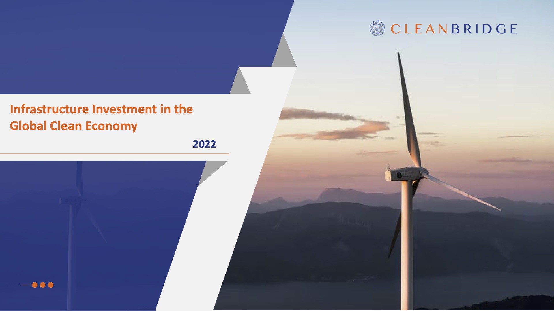 CleanBridge Global Infrastructure GP Report 2022 (Cover)