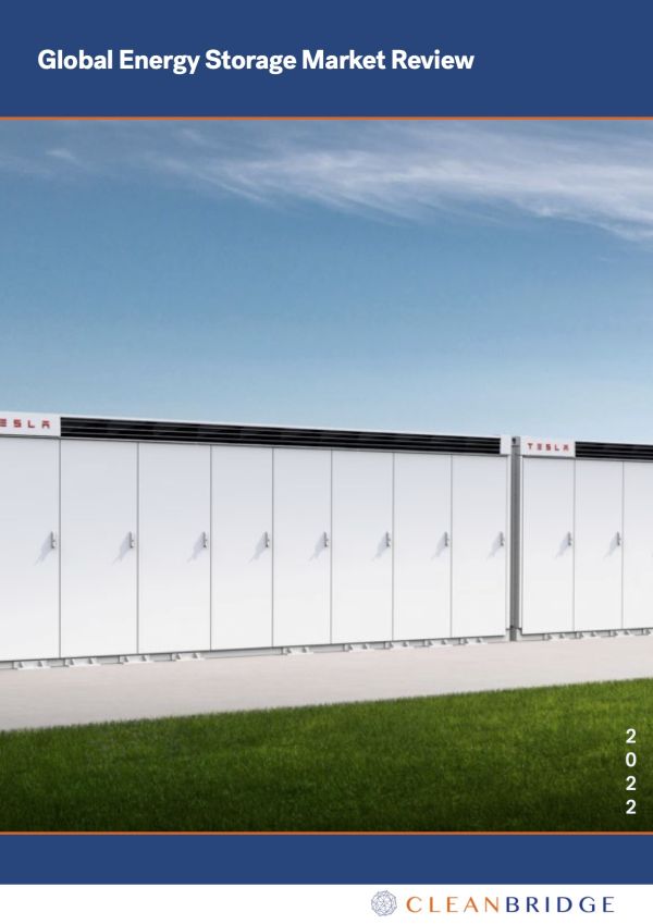 CleanBridge Global Energy Storage Market 2022 (Cover)